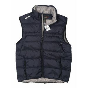 New RLX Ralph Lauren Navy Puffer (Down) Vest!  XL  $198  RLX Emblem Peeling